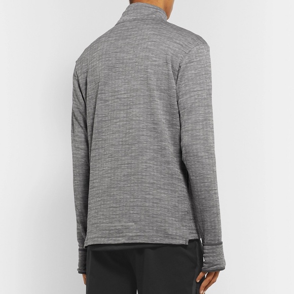 Nike Men's Therma Element 1/2 Zip Long Sleeve Running Shirt XL Gray Top BV4713 - Picture 4 of 16